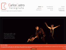 Tablet Screenshot of carloscastrofotografo.com